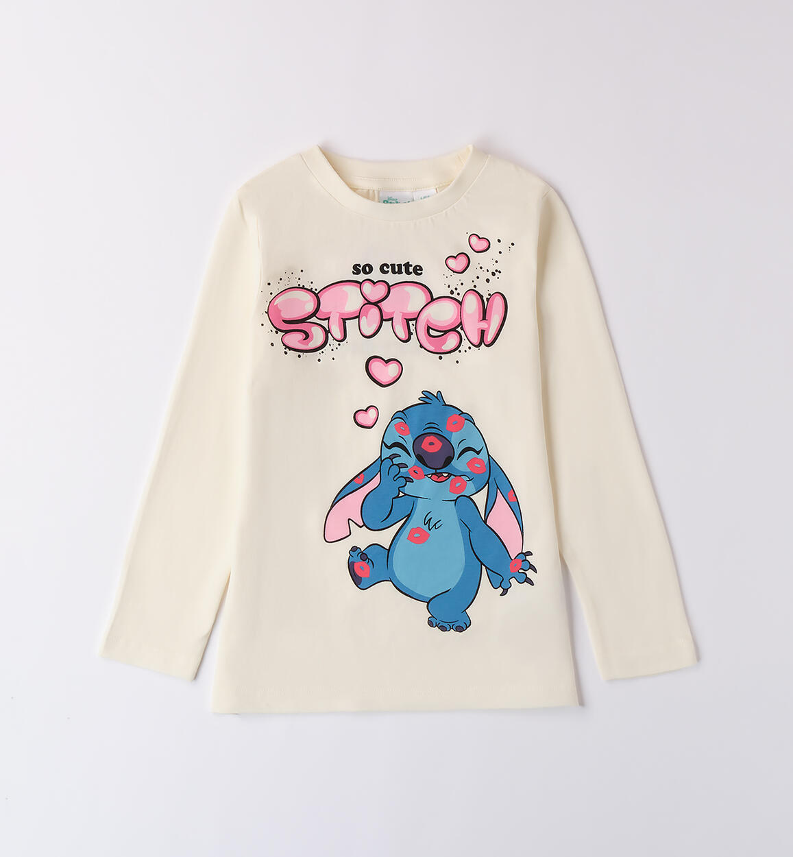Maglietta Stitch per bambina BIANCO SPECIAL PROJECT