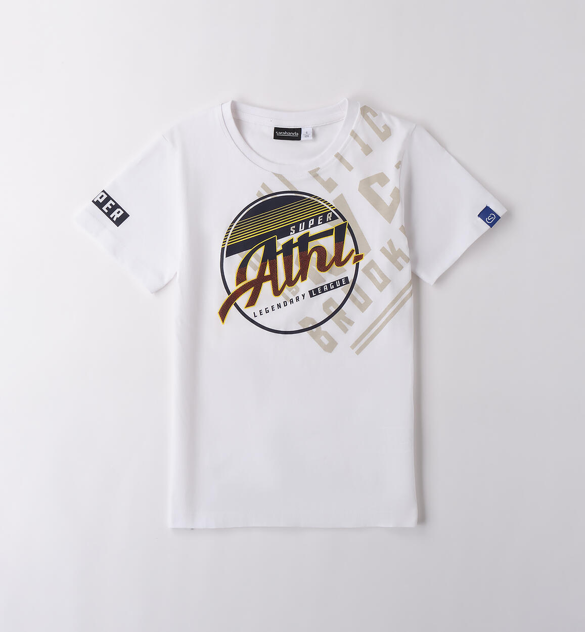 Magliettina per ragazzo BIANCO-0113 - 2430B63100