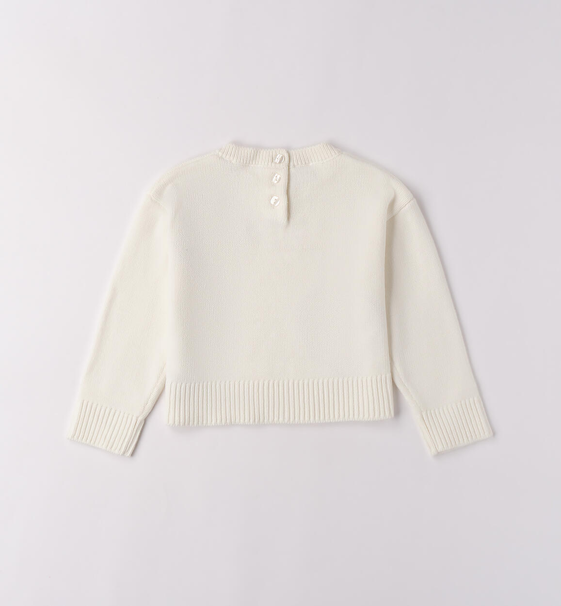 Girl's jumper with hearts PANNA-0112 - 1084F72000