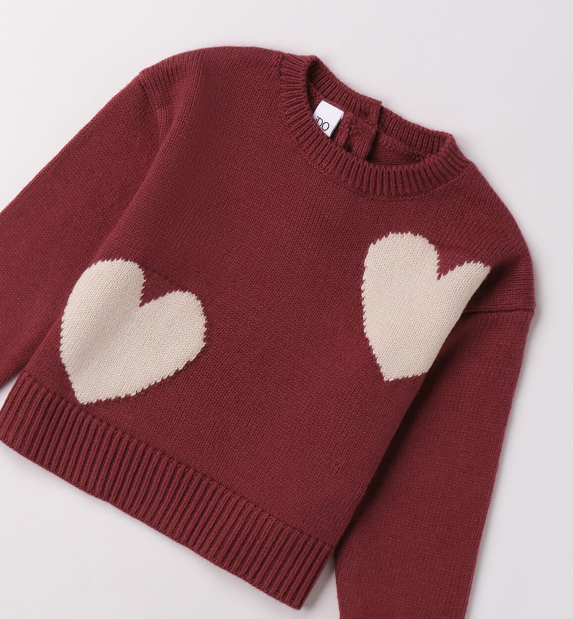 Maglioncino bambina con cuori RUBY-2552 - 1084F72000
