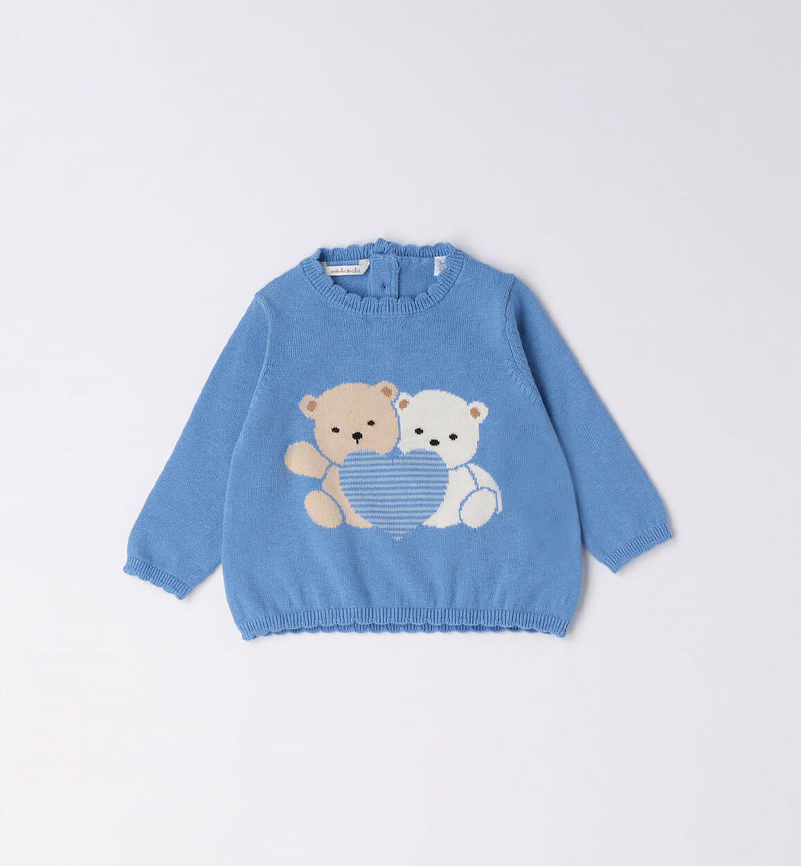Maglioncino bimba orsacchiotti BLU Minibanda