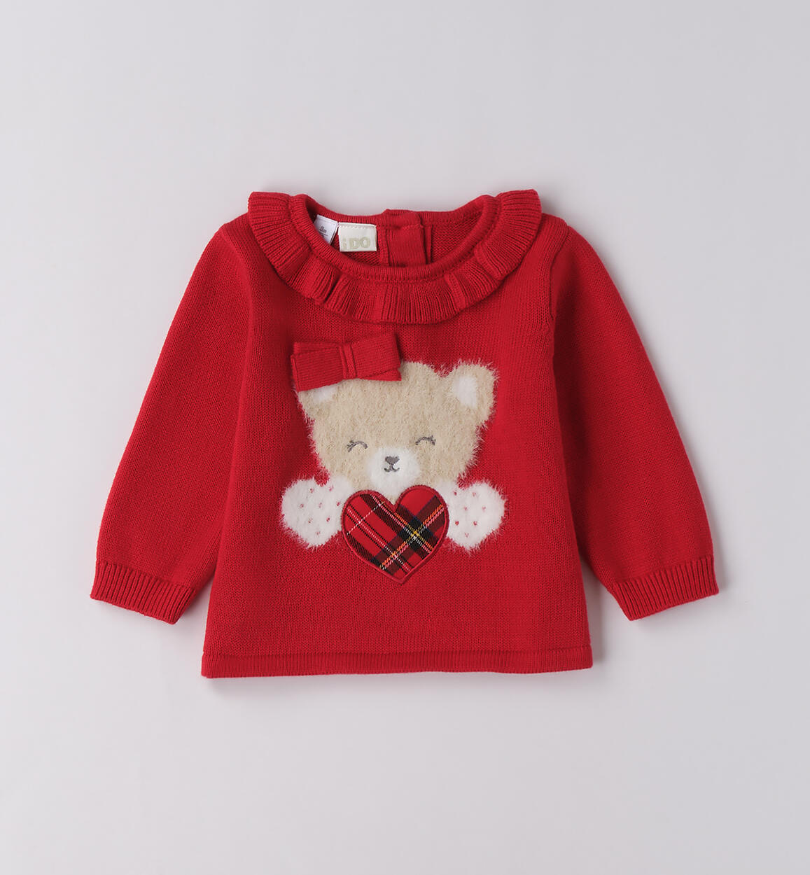 Maglioncino natalizio neonata ROSSO iDO