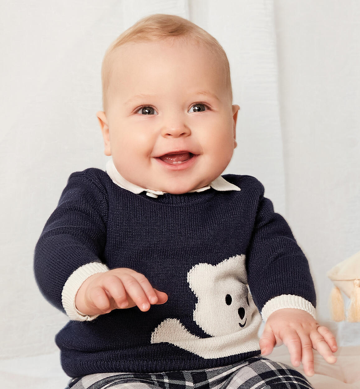 Maglioncino neonato in cotone Minibanda a soli 18 45 Miniconf Shop
