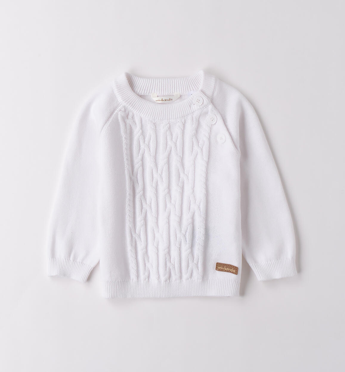 Maglioncino neonato Minibanda BIANCO-0113 - 0063B64400