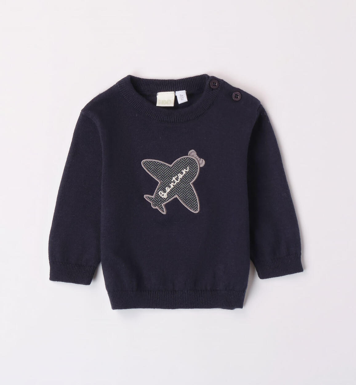 iDO aeroplane design jumper for boys from 1 to 24 months BLUE iDO