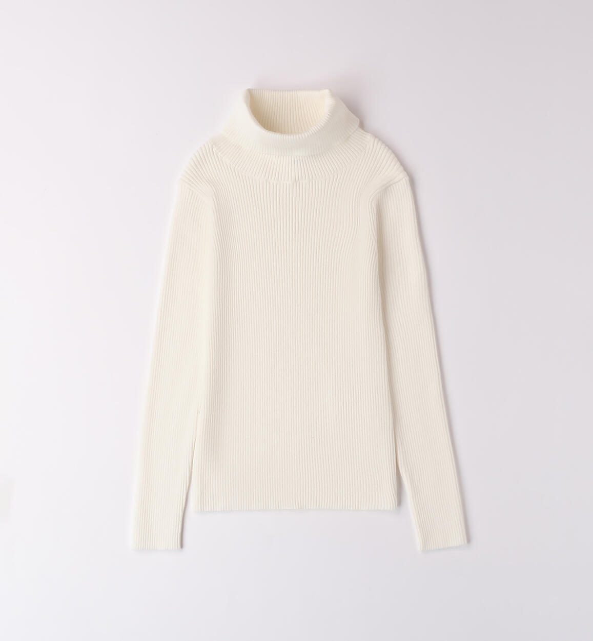 Maglione a collo alto ragazza PANNA iDO