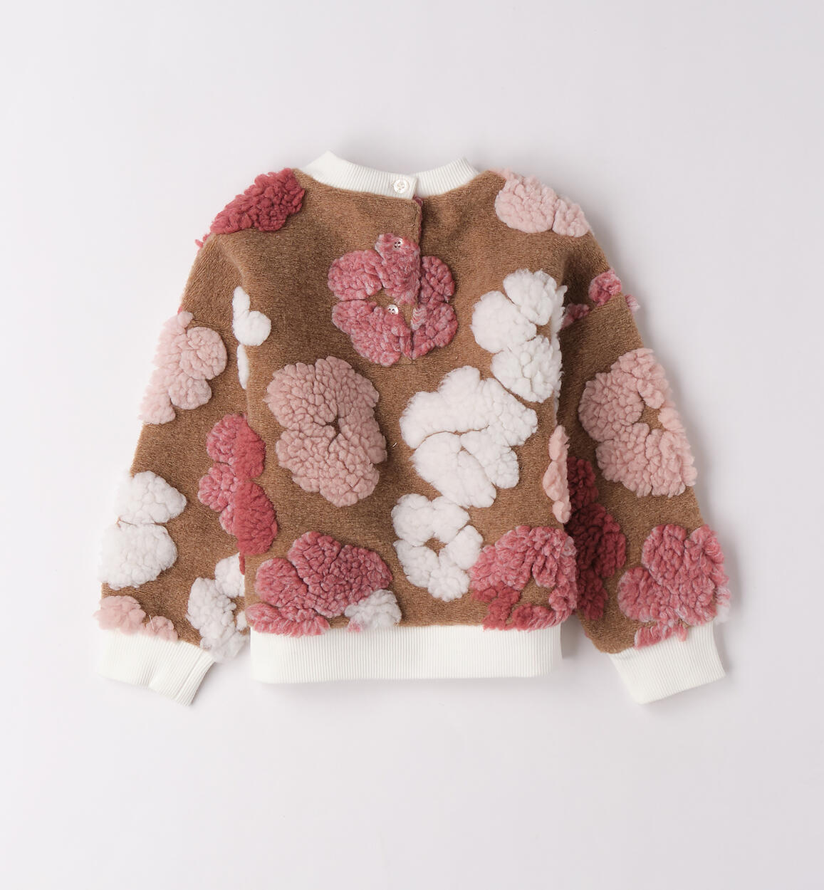 Maglione bambina iDO MARRONE MELANGE-8901 - 1484F73600