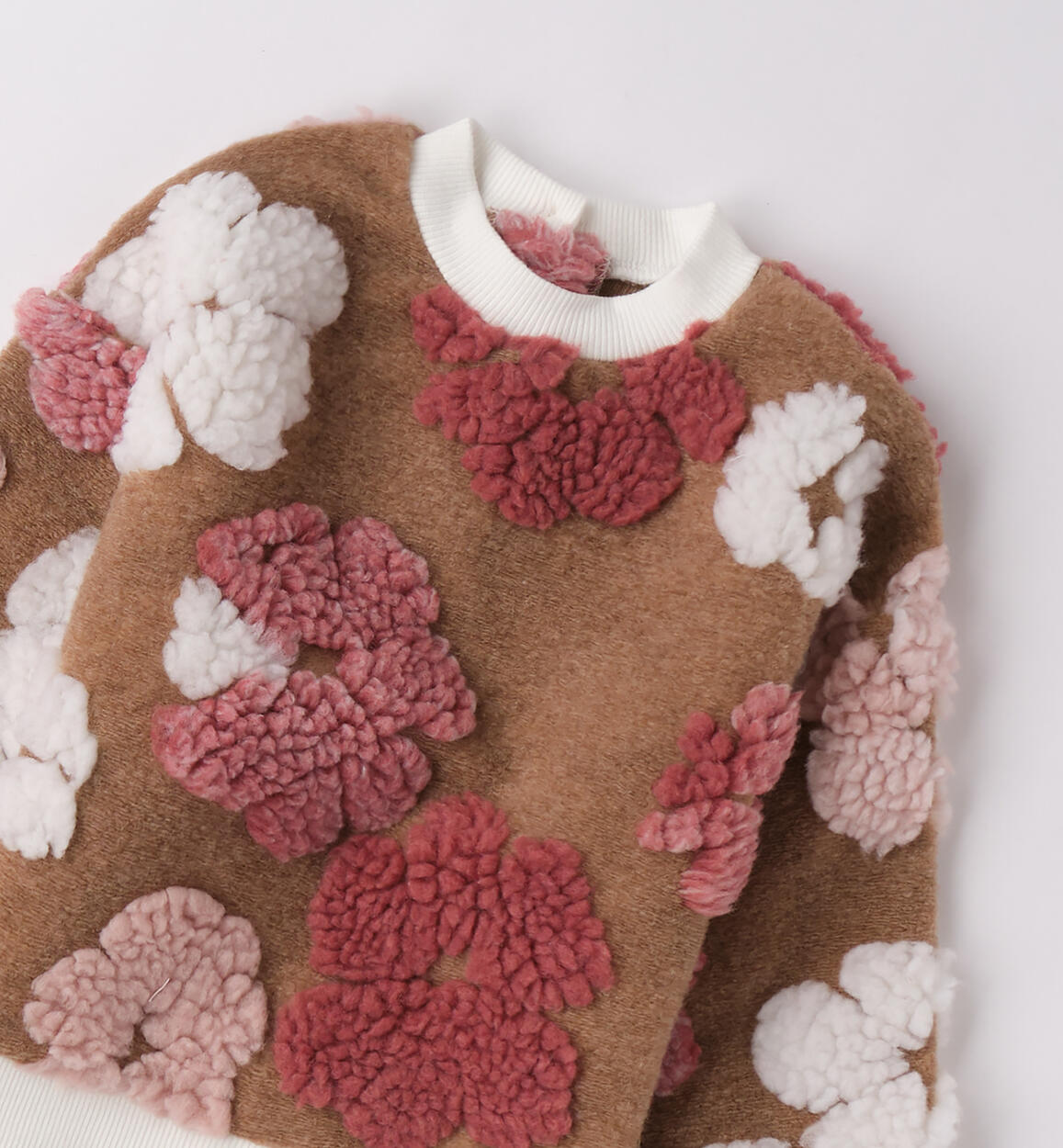 Maglione bambina iDO MARRONE MELANGE-8901 - 1484F73600