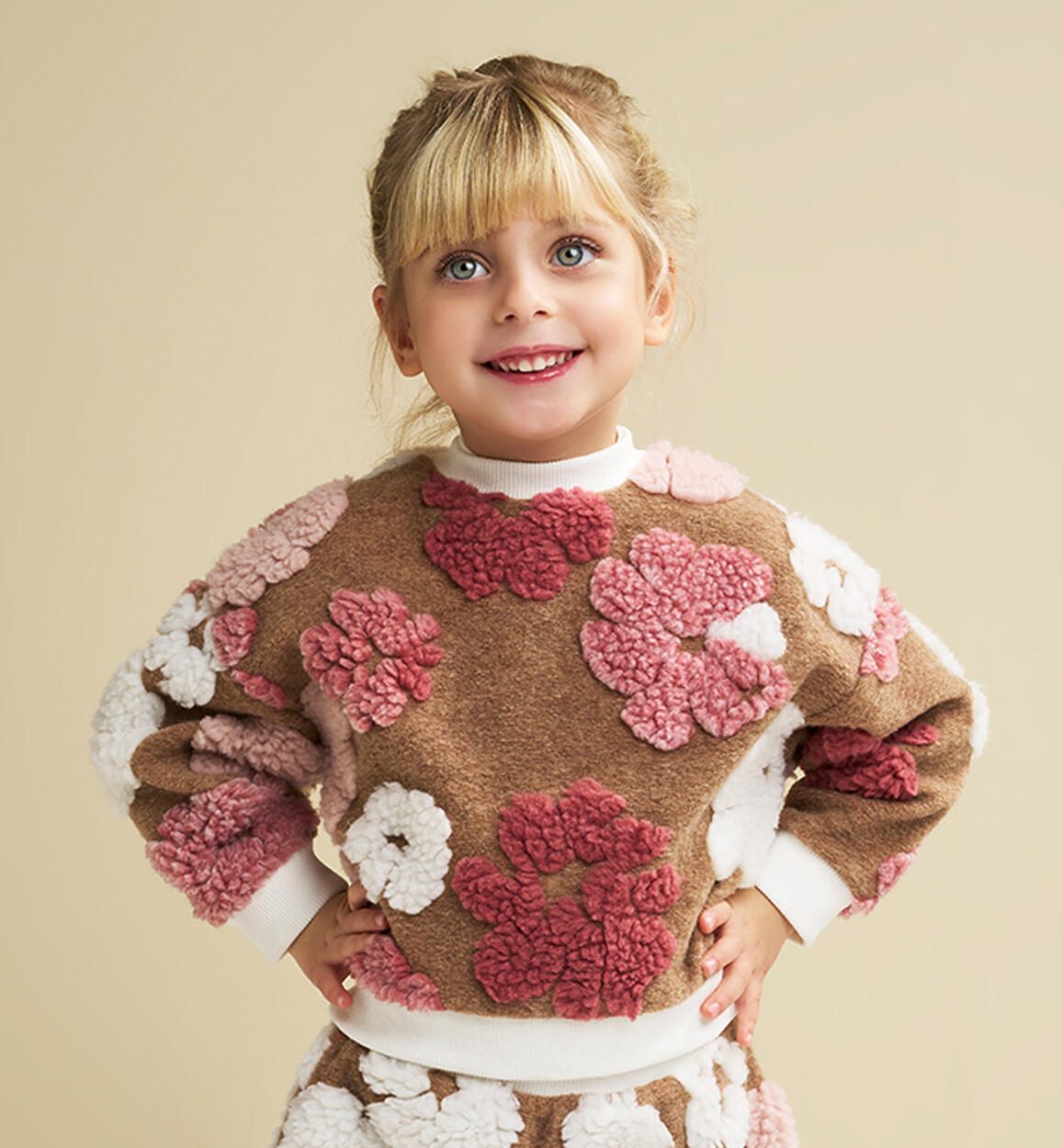 Maglione bambina iDO MARRONE iDO