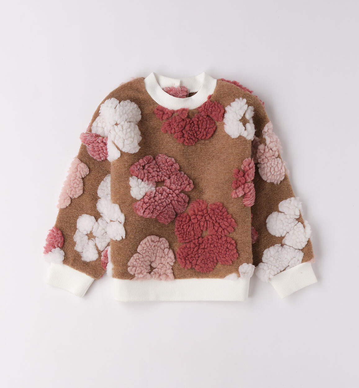 Maglione bambina iDO MARRONE MELANGE-8901 - 1484F73600