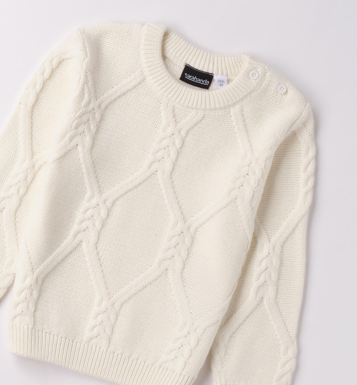 Maglione bambino Sarabanda PANNA-0112 - 1060F11100