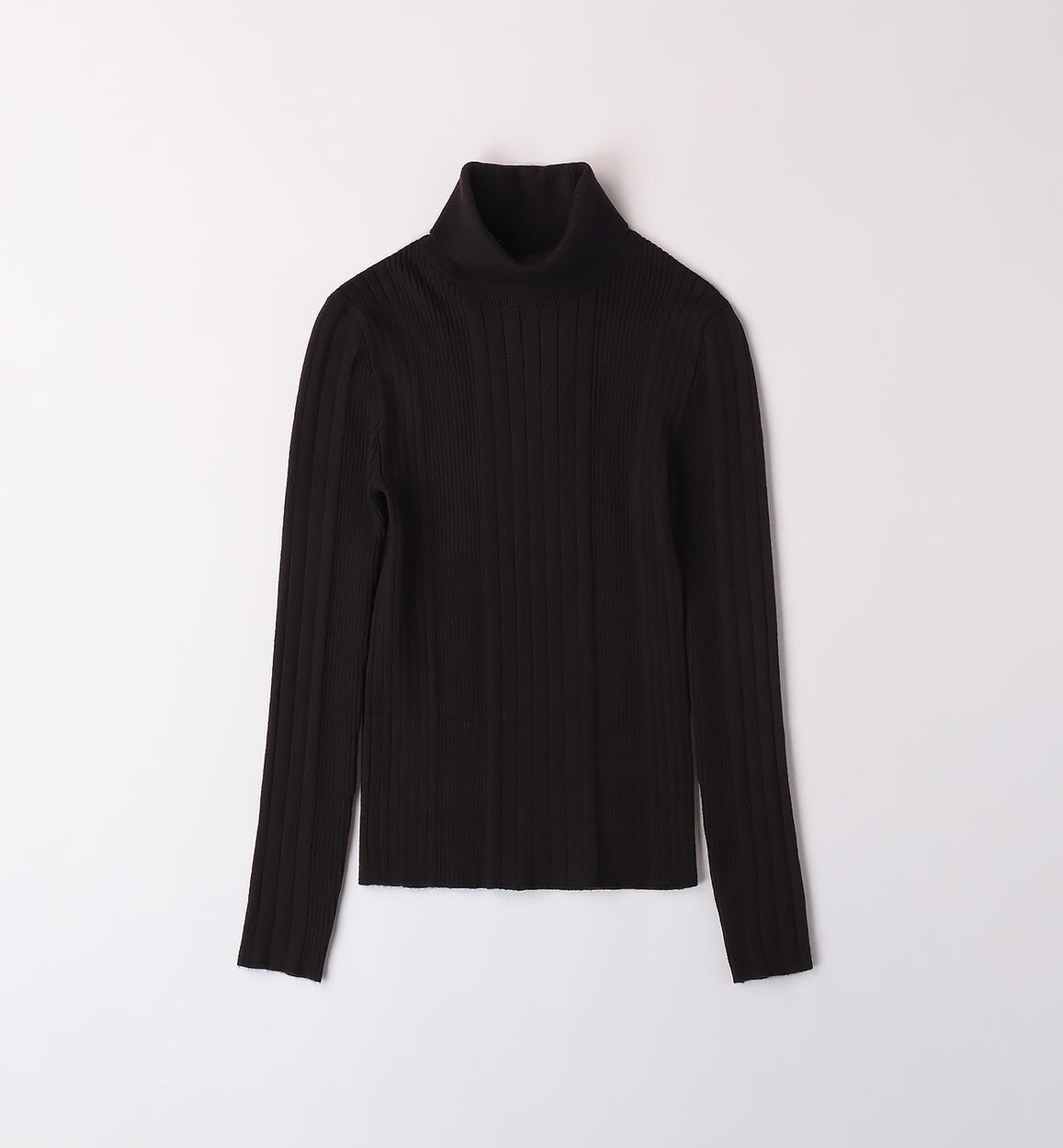 Maglione collo alto ragazza NERO Sarabanda