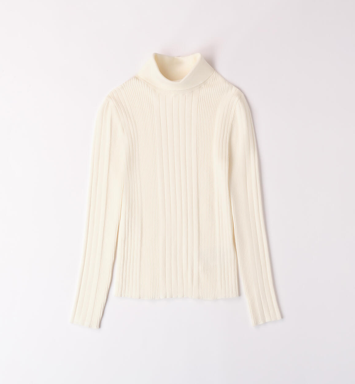 Maglione collo alto ragazza PANNA Sarabanda