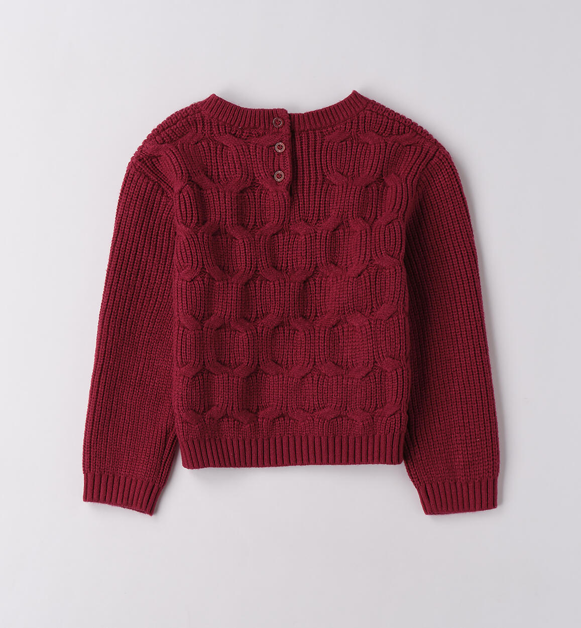 Maglione da bambina  SANGRIA SCURO-2655 - 1080F33300