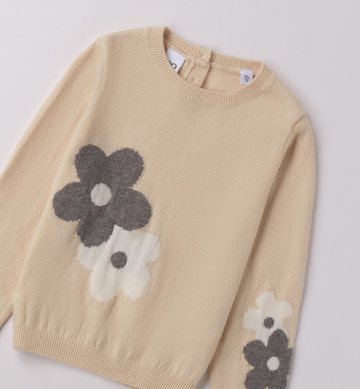 Maglione da bambina ECRU'-0154 - 1084F28300