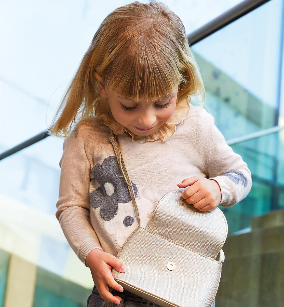 Maglione da bambina PANNA iDO