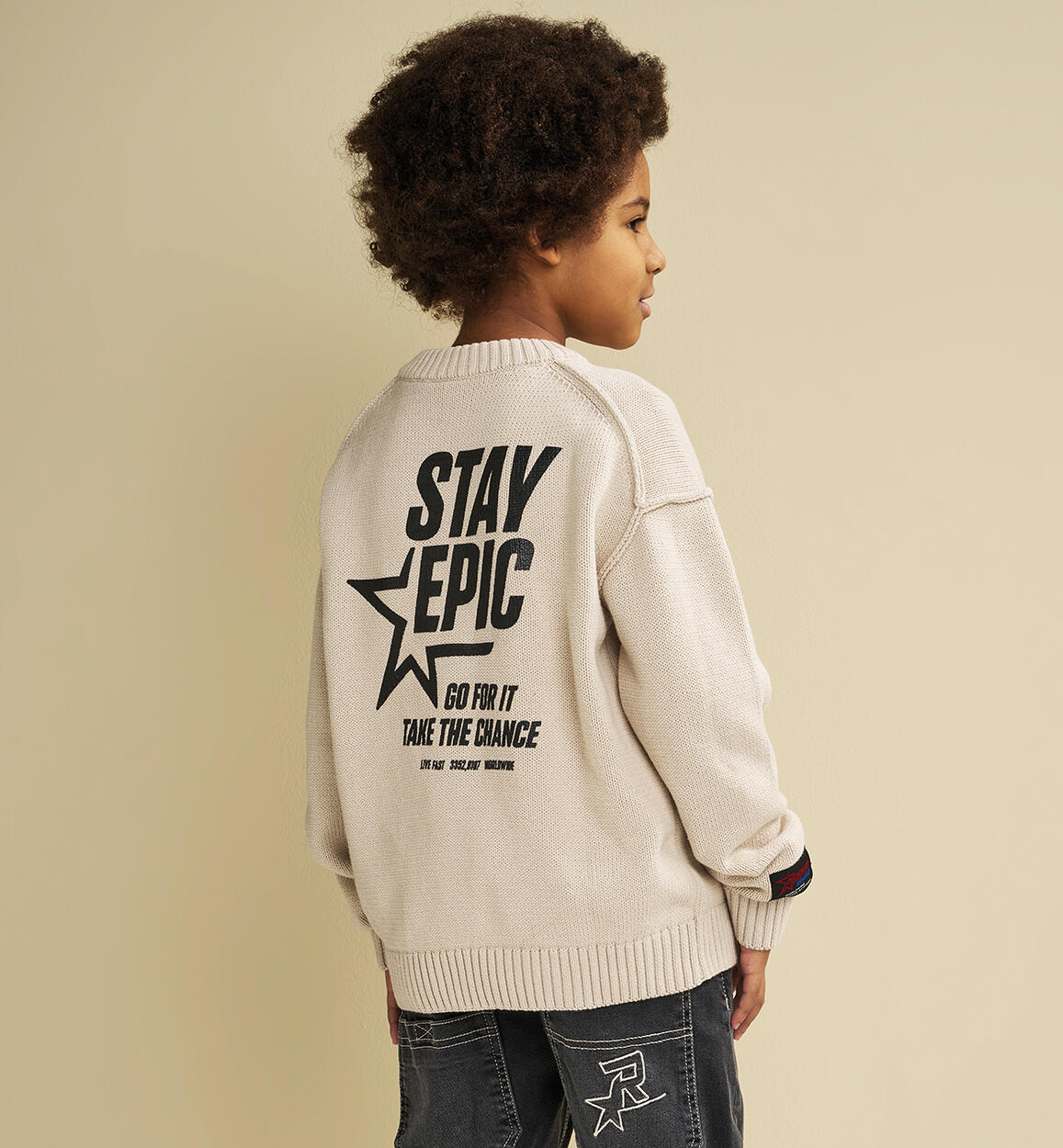 Maglione da ragazzo BEIGE iDO