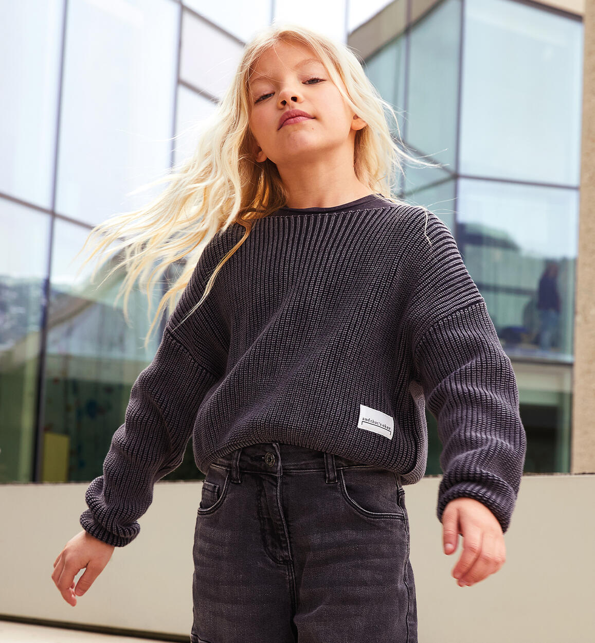 Maglione iDO ragazza NERO iDO