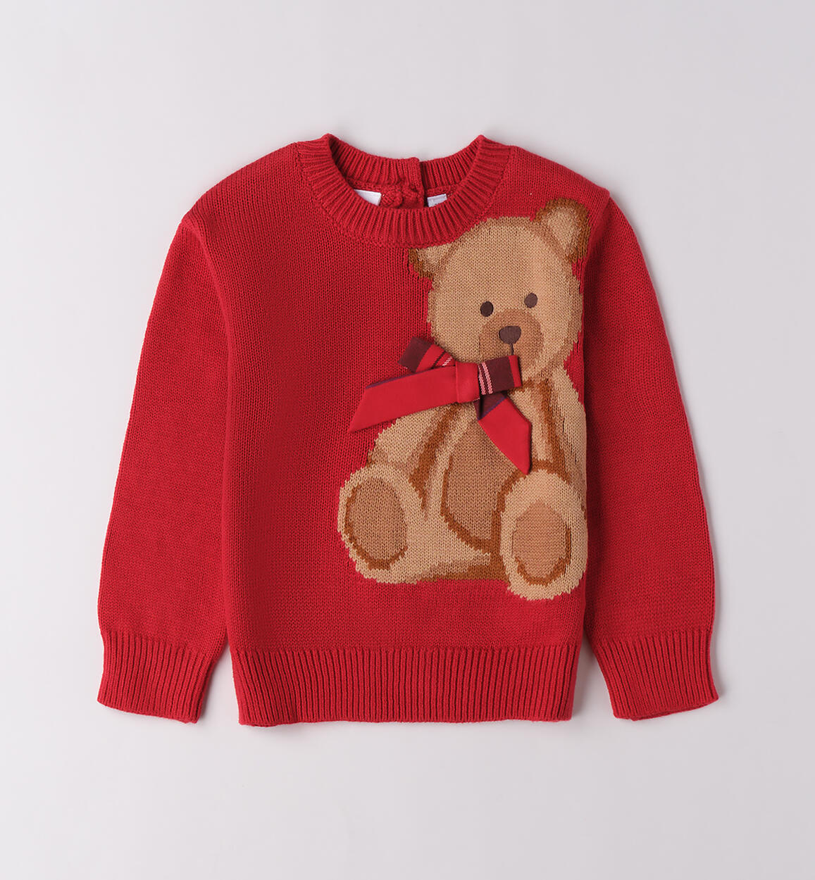 Maglione Natale bambina ROSSO iDO