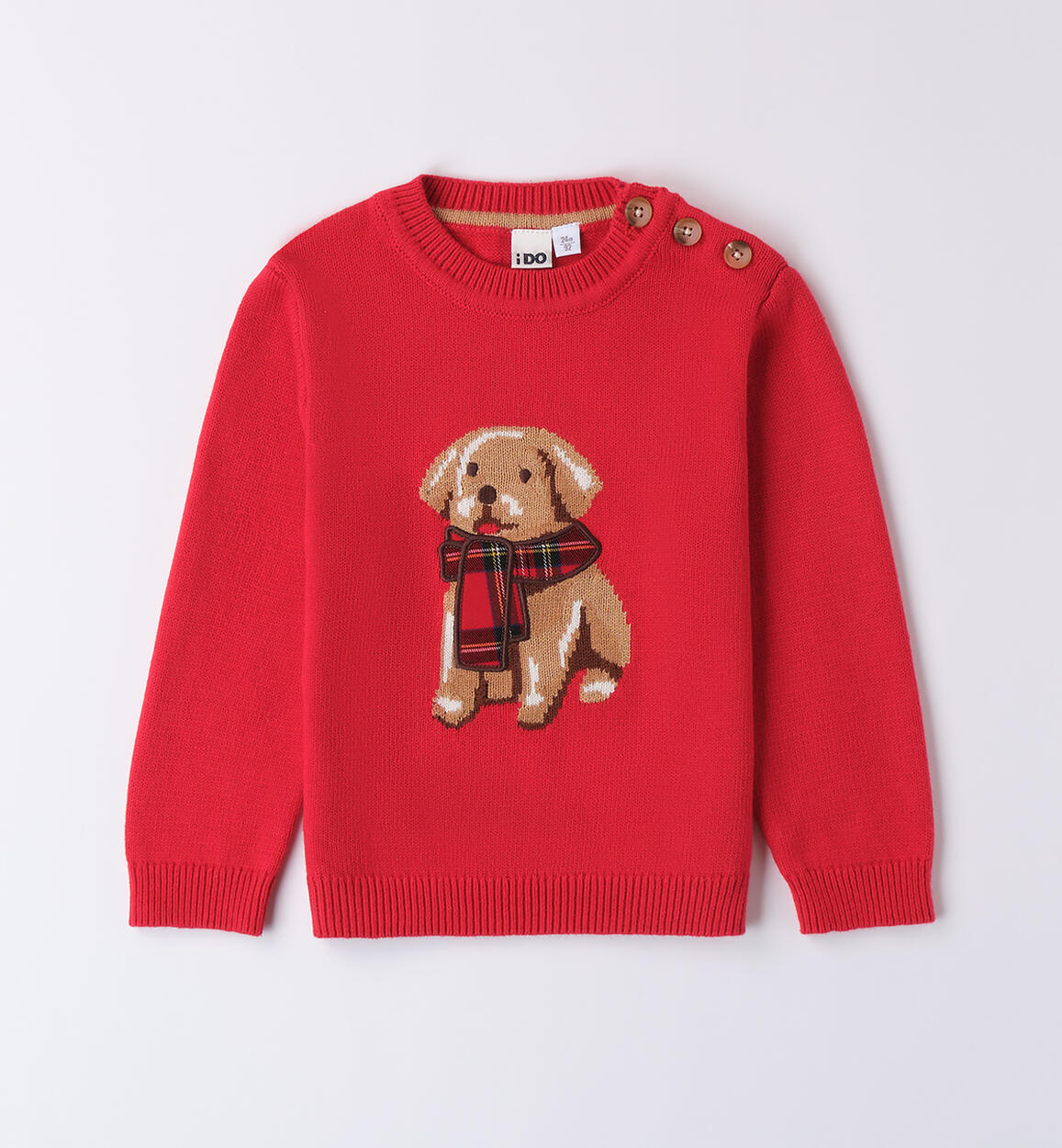 Maglione natalizio bambino ROSSO iDO