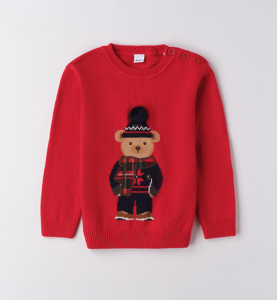 Maglione natalizio bambino ROSSO iDO
