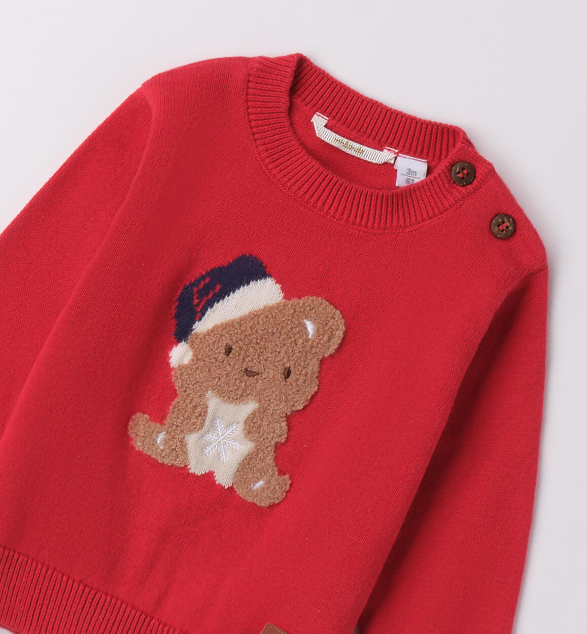 Maglione natalizio neonato ROSSO-2253 - 0063F66100