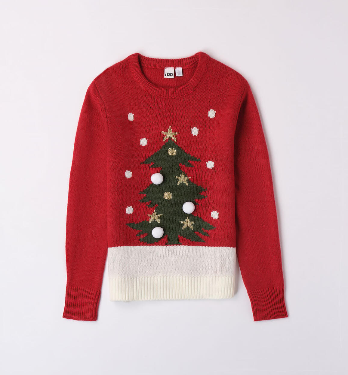 iDO Christmas jumper for girls from 8 to 16 years RED iDO