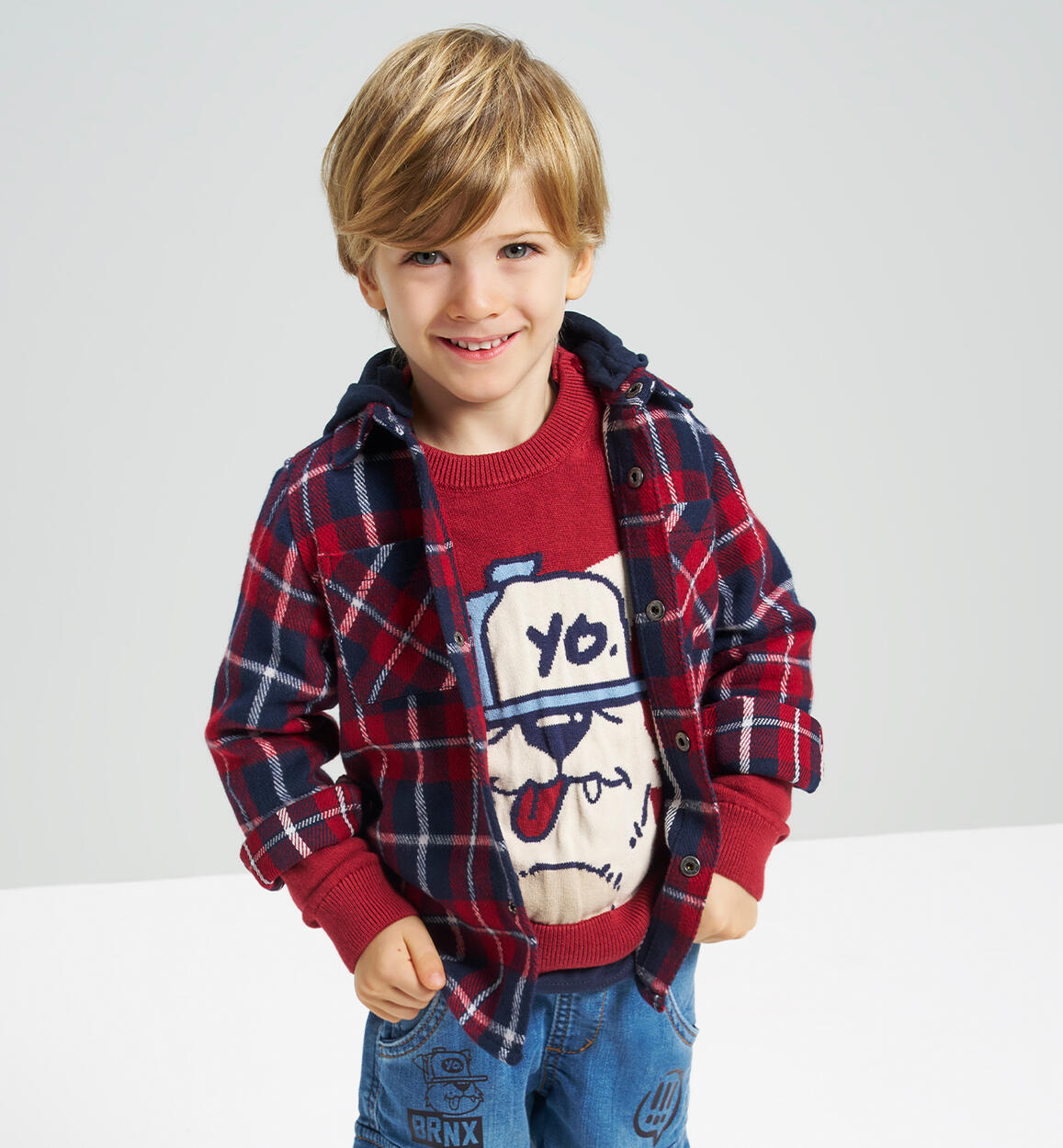 Maglione per bambino ROSSO iDO