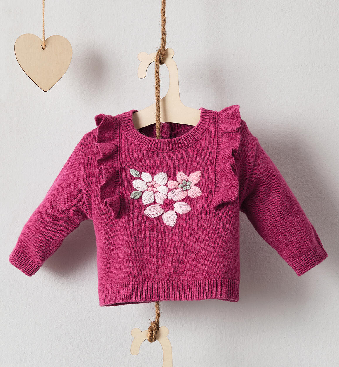 Maglione per bimba VIOLA iDO