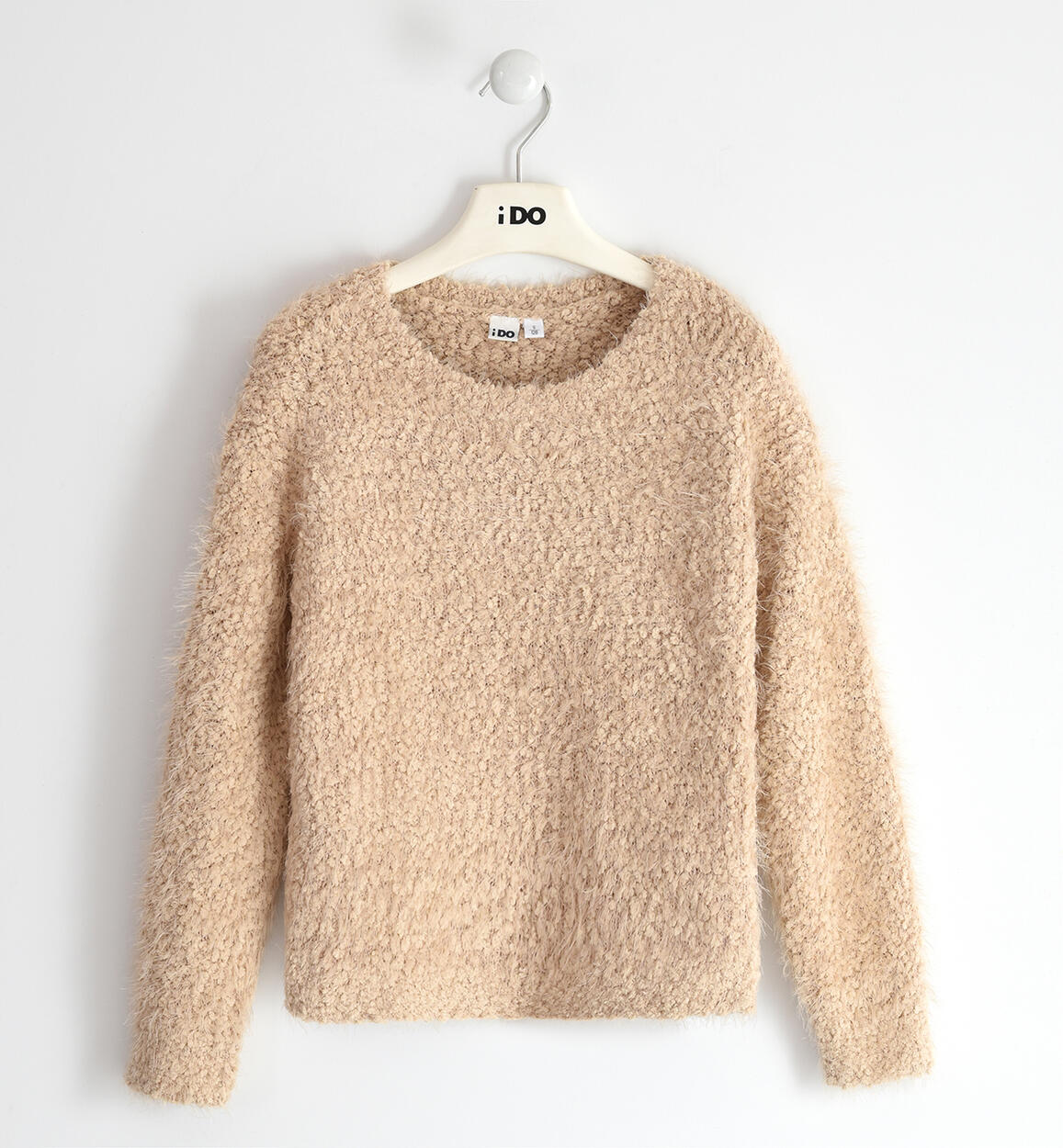 Girl¿s tricot sweater  from 8 to 16 years by iDO BEIGE iDO