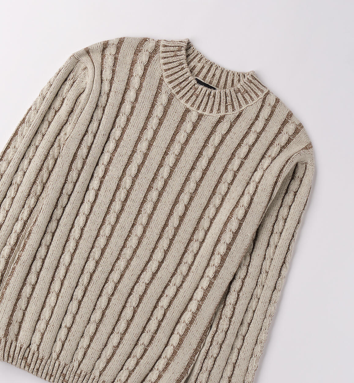 Maglione ragazzo Sarabanda ECRU-0124 - 2120F65300