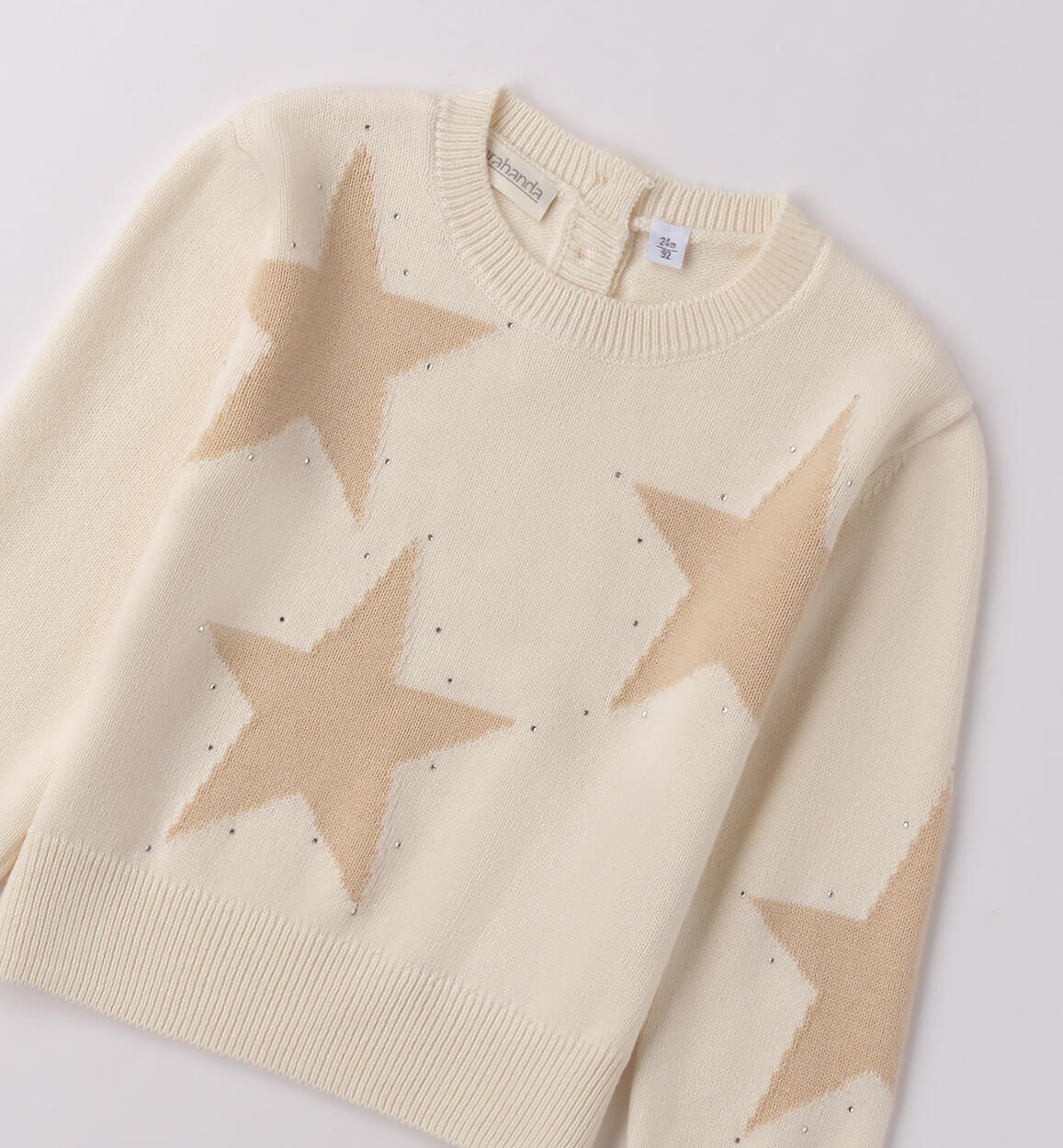 Maglione Sarabanda da bambina CREMA-0921 - 1080F32900