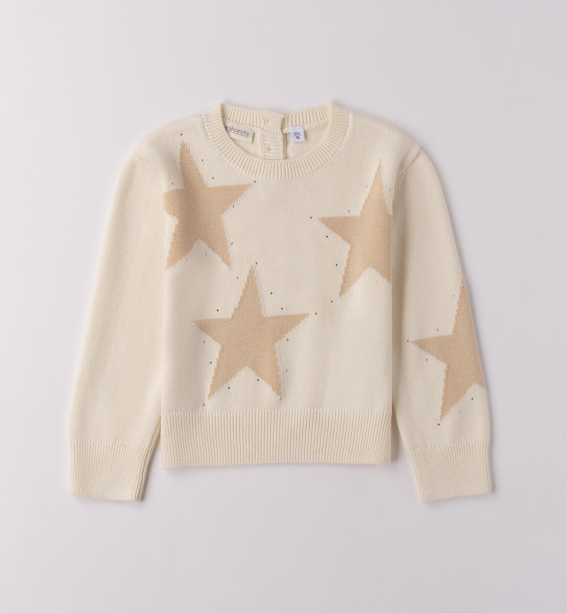 Maglione Sarabanda da bambina CREMA-0921 - 1080F32900