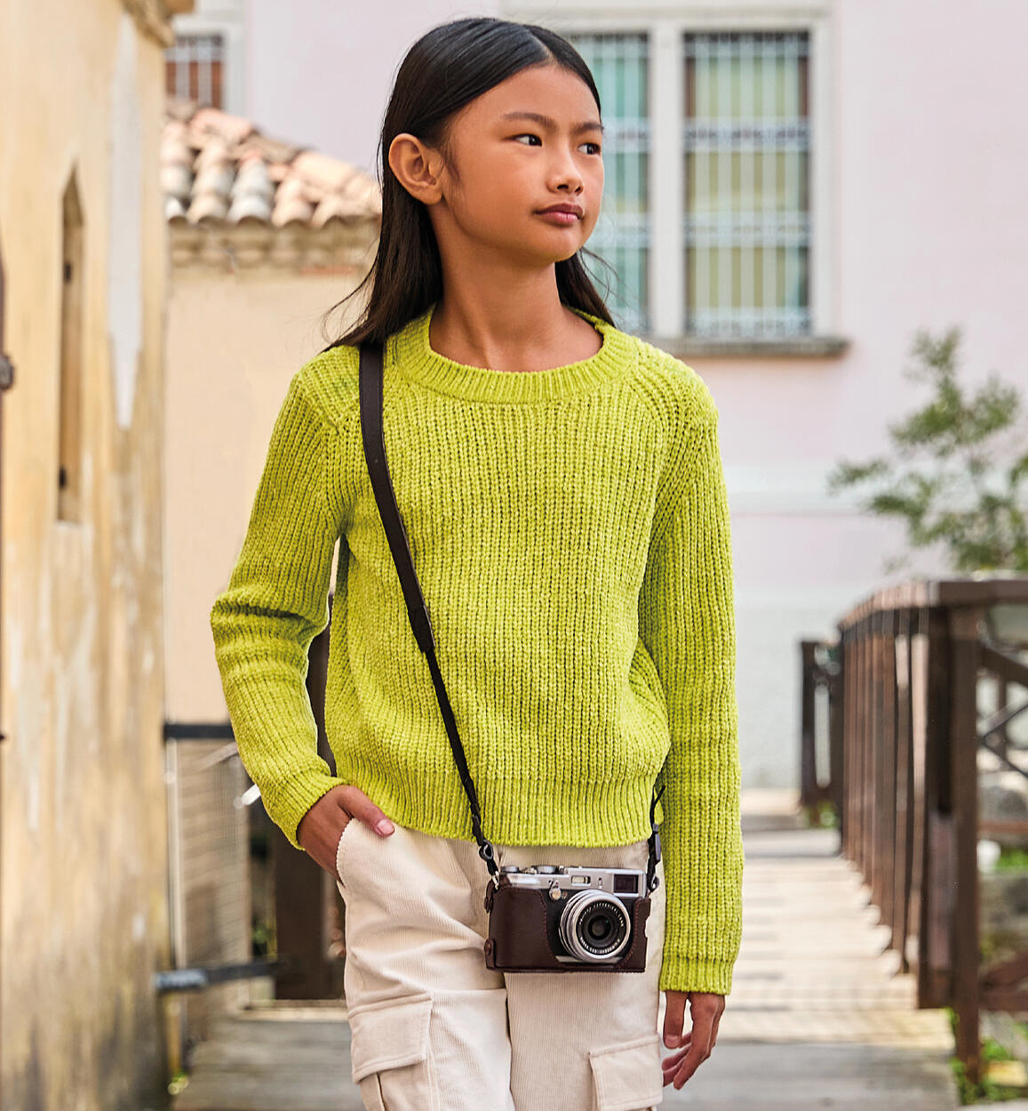 Maglione Sarabanda ragazza VERDE Sarabanda