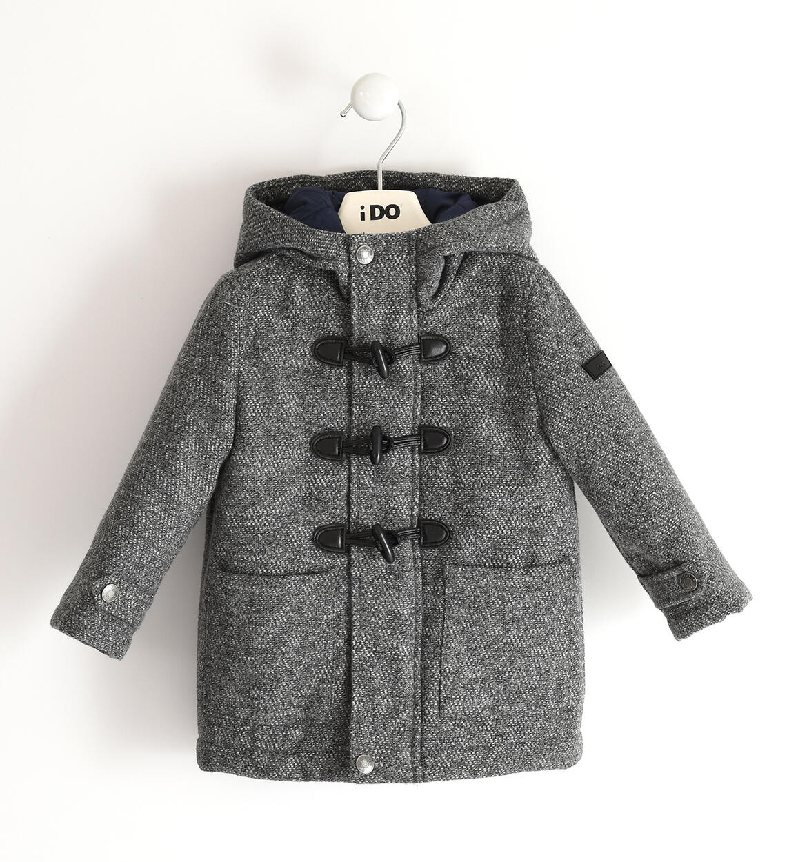 Duffle coat with hood from 9 months to 8 years iDO GREY iDO