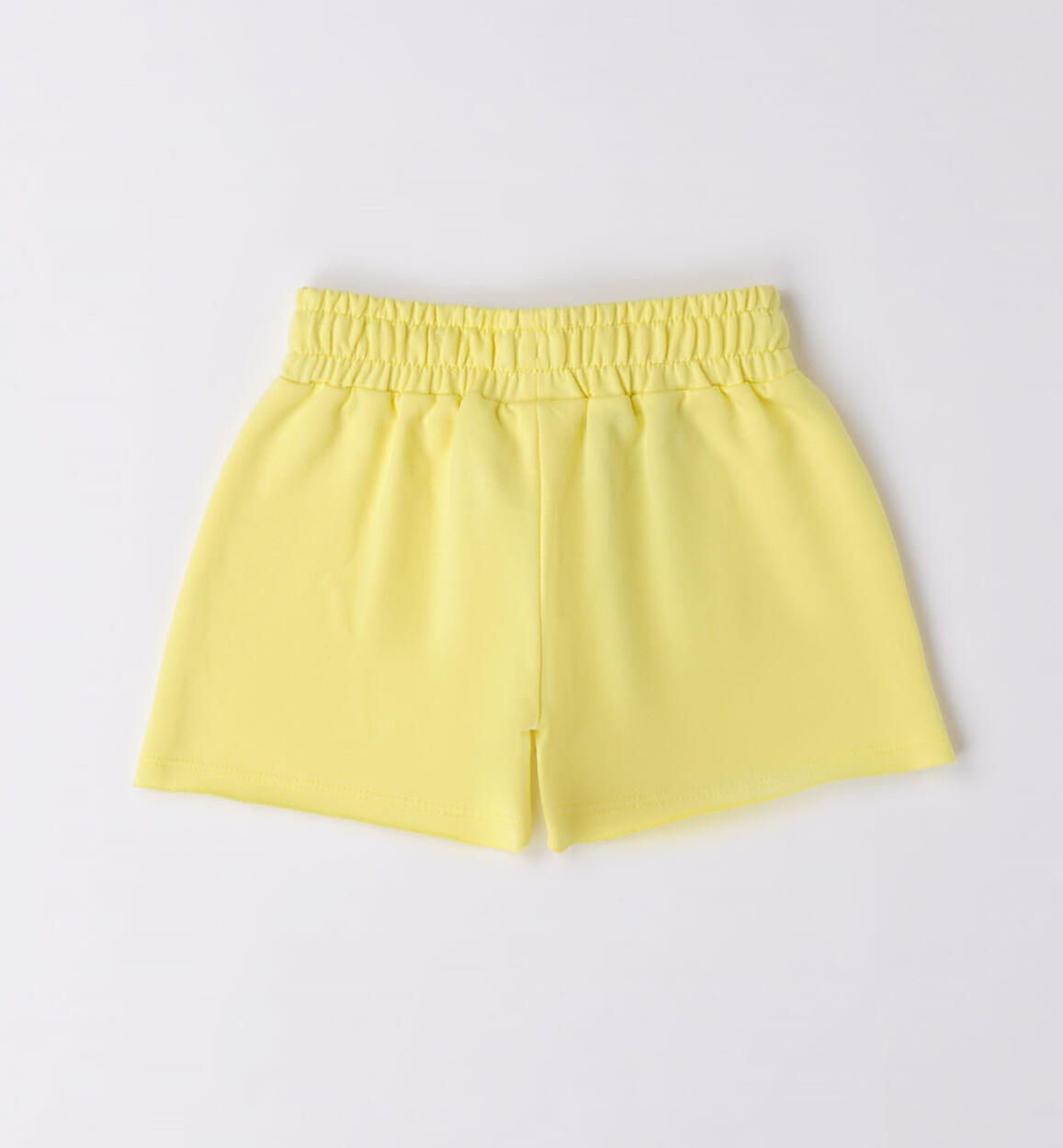 iDO Soft jersey fleece shorts for girls from 9 months to 8 years GIALLO-1417 - 1594676400