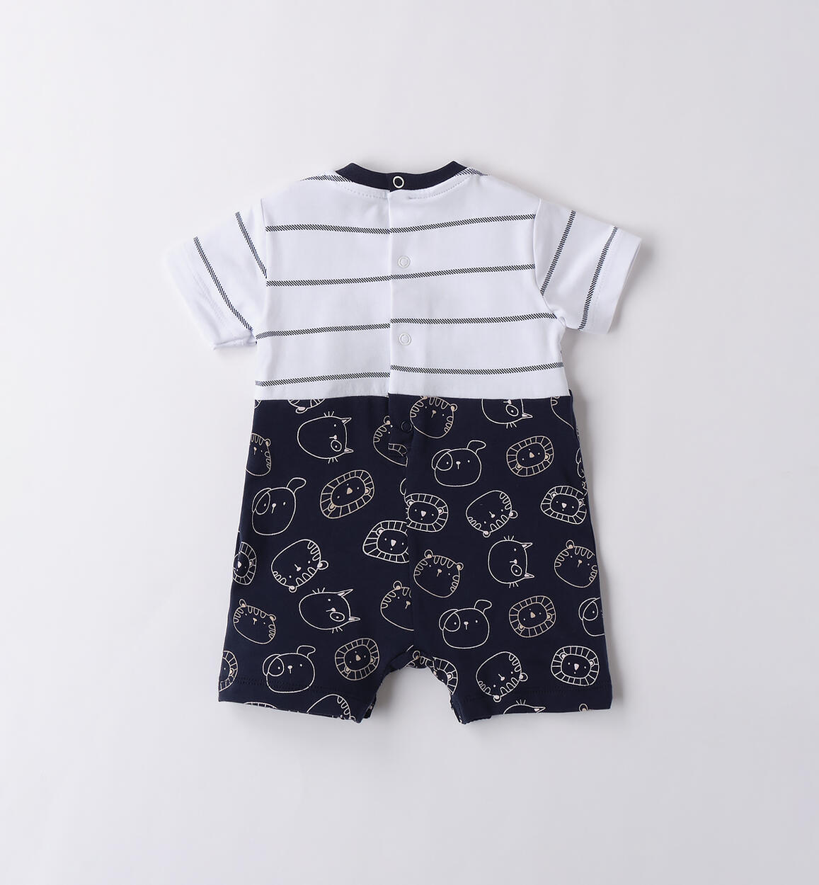 Pagliaccetto da neonato BLU-BIANCO-6BET - 0293B68700