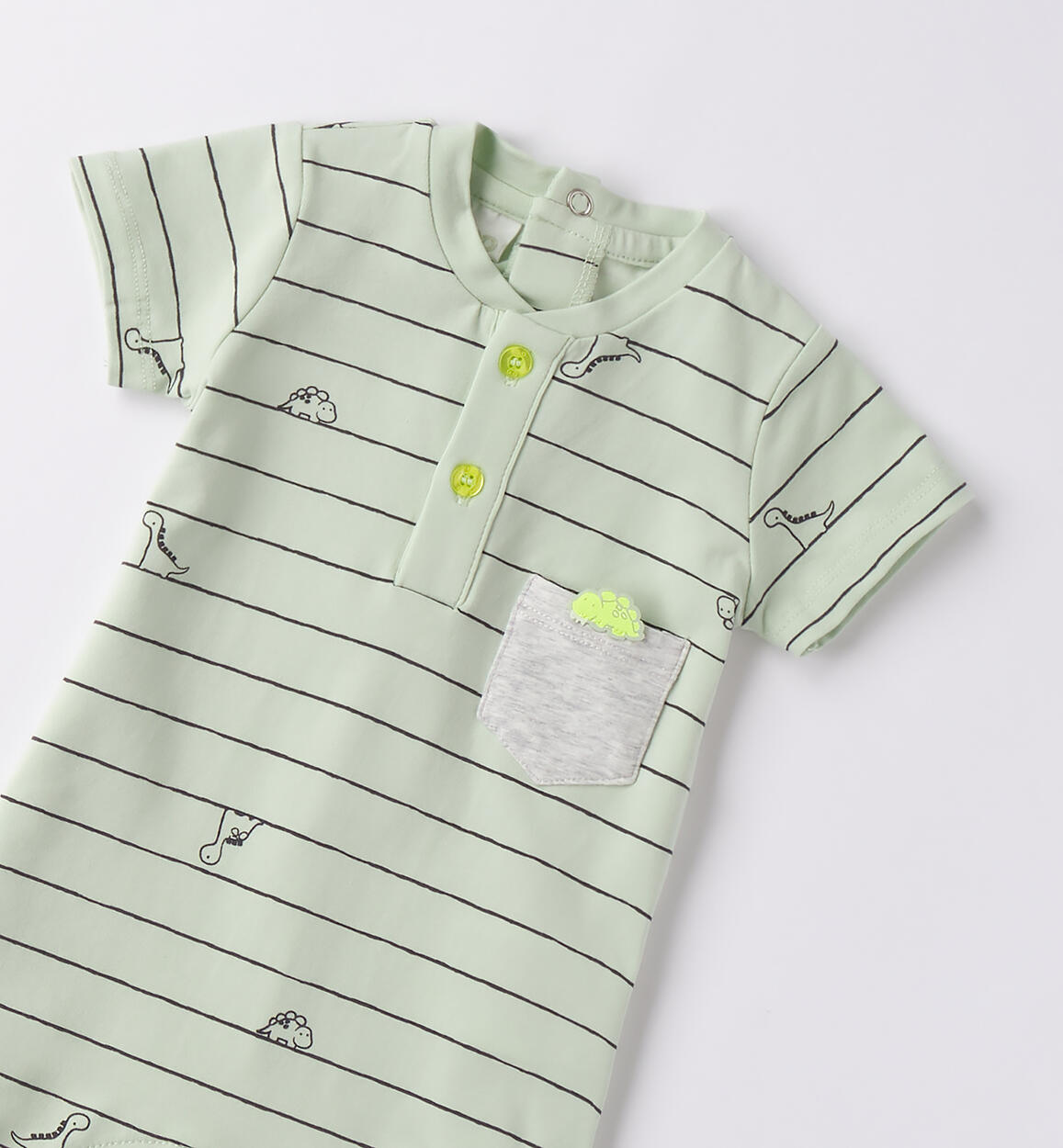 Pagliaccetto da neonato VERDE-ANTRACITE-6BCW - 0294B01600