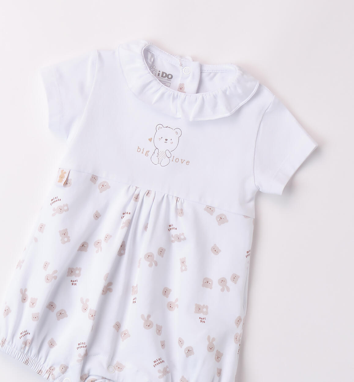 Pagliaccetto unisex iDOMini BIANCO-BEIGE-6BGT - 0714B14700