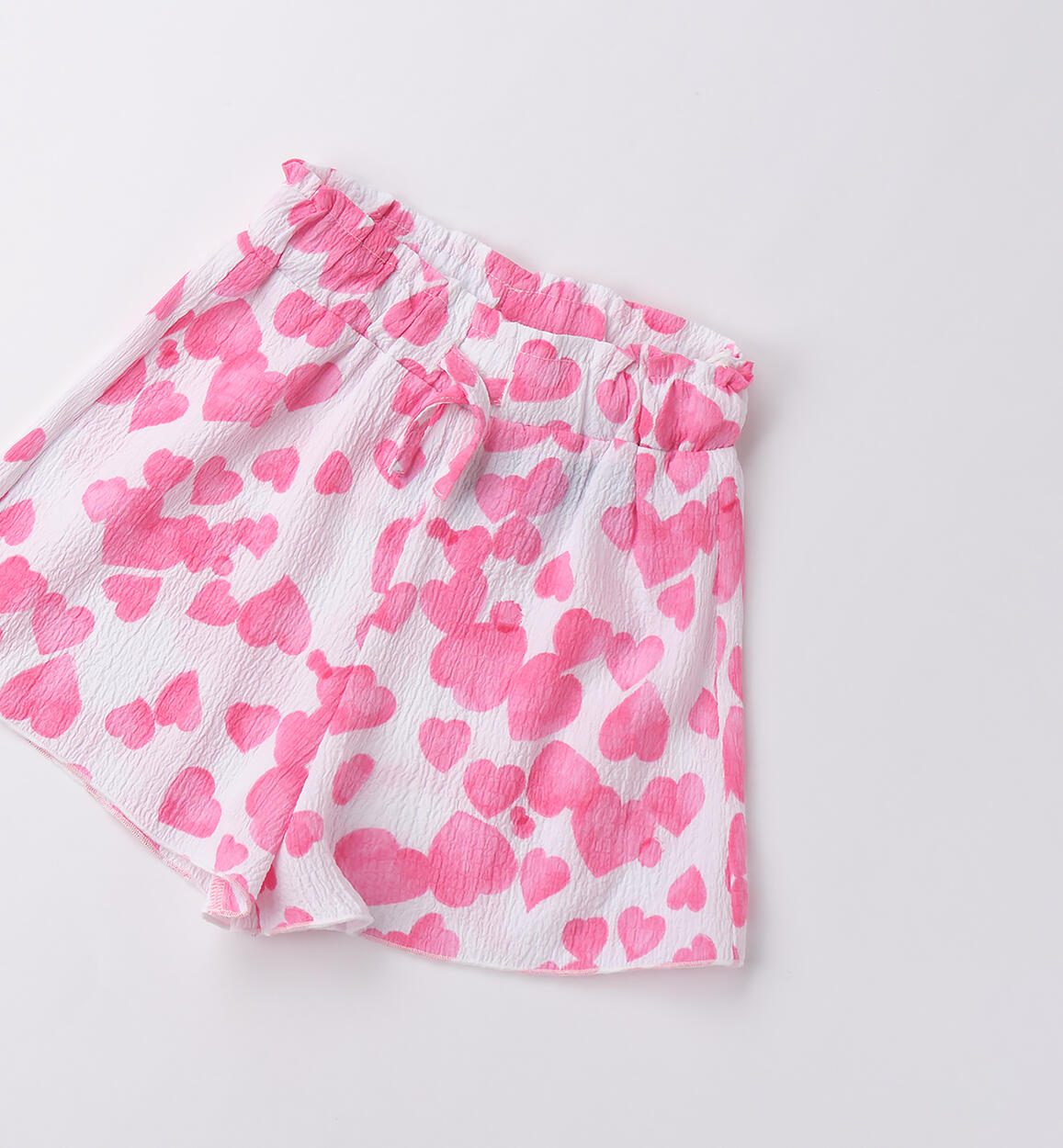 Pantaloncini bambina iDO BIANCO-ROSA-6BHD - 1594B53600