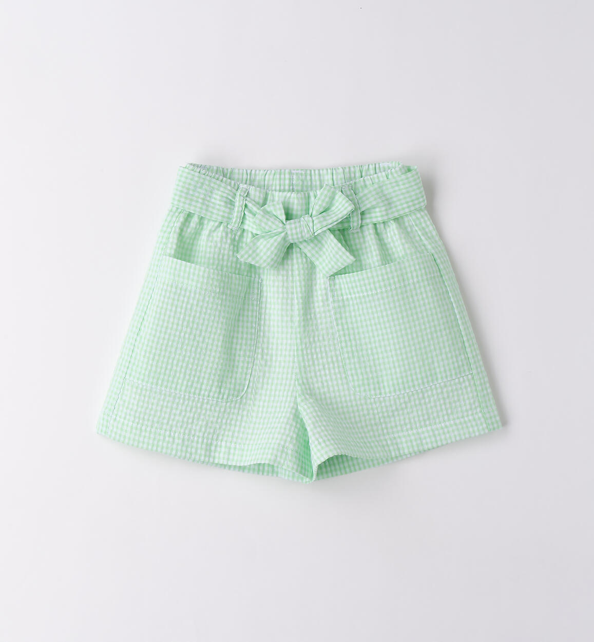 Pantaloncini corti da bambina VERDE iDO
