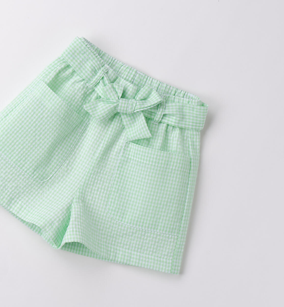 Pantaloncini corti da bambina VERDE CHIARO-5021 - 1594B53000