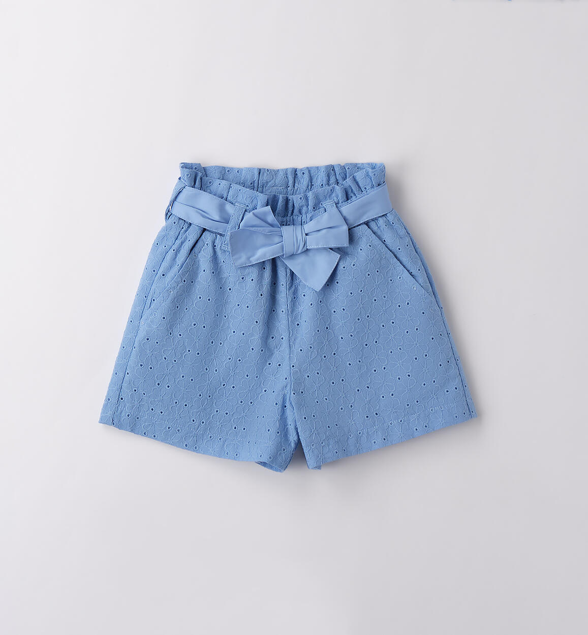 Pantaloncini da bambina AZZURRO-3635 - 1590B32600