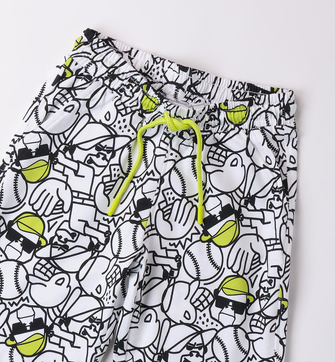 Pantaloncino corto iDO BIANCO-NERO-6BCV - 2534B66400