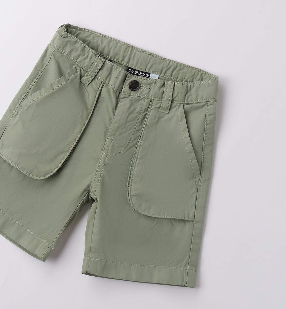 Pantaloncino da bambino VERDE-4713 - 1230B15400