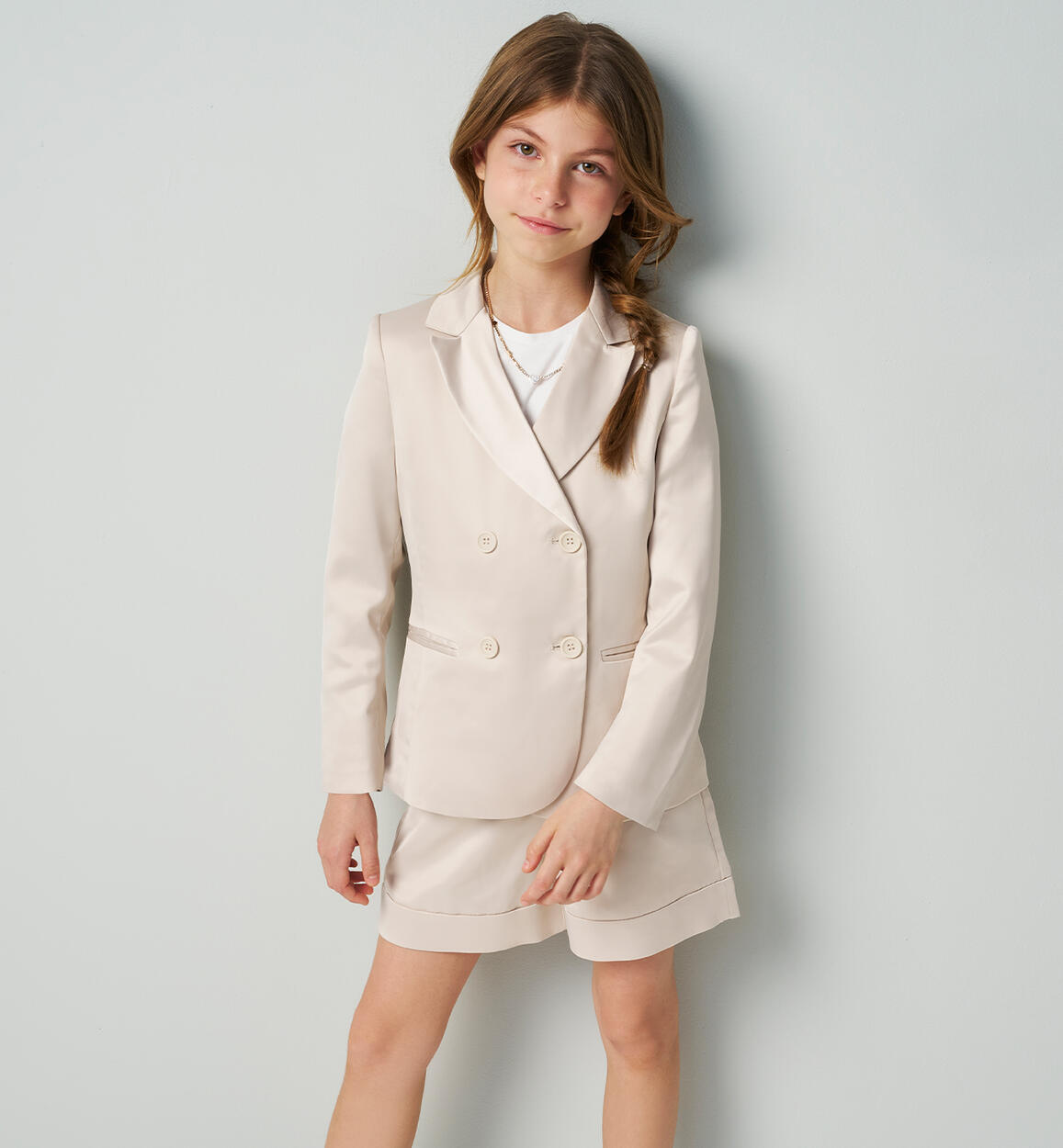 Pantaloncino da ragazza iDO PANNA iDO