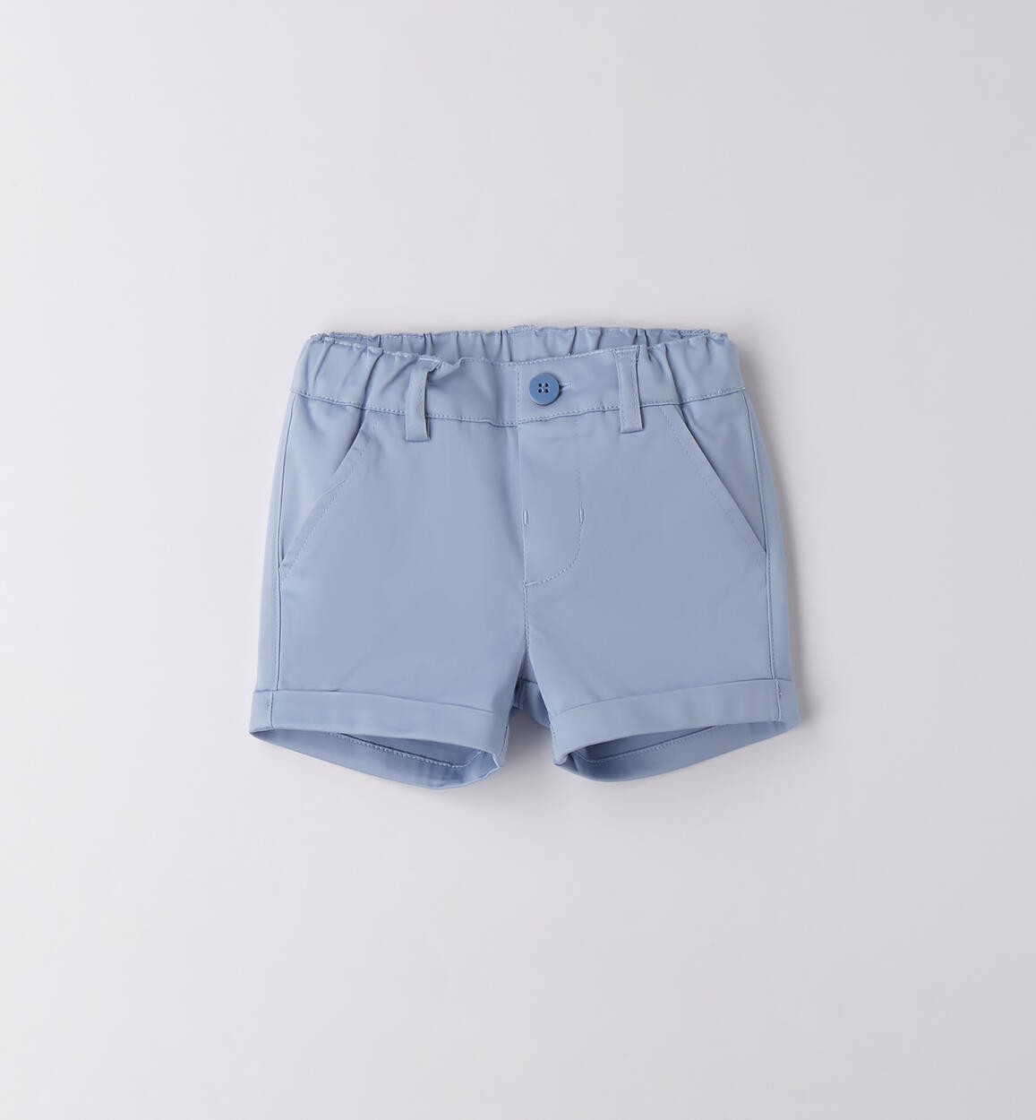 Pantaloncino elegante neonato AZZURRO Minibanda