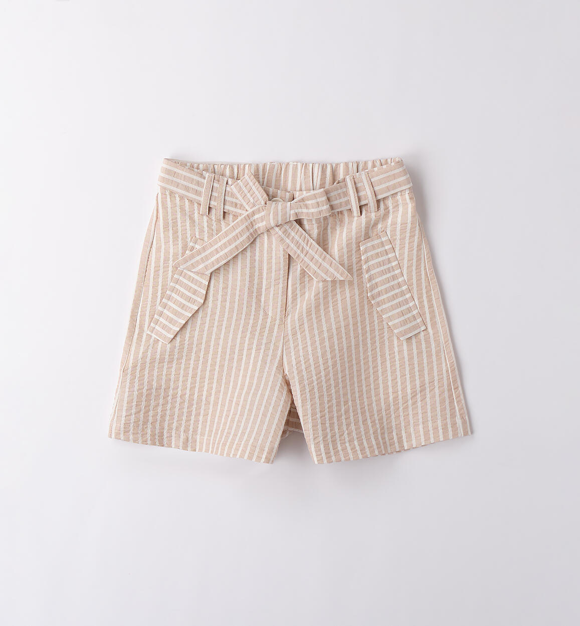 Pantalone a righe ragazza BEIGE iDO
