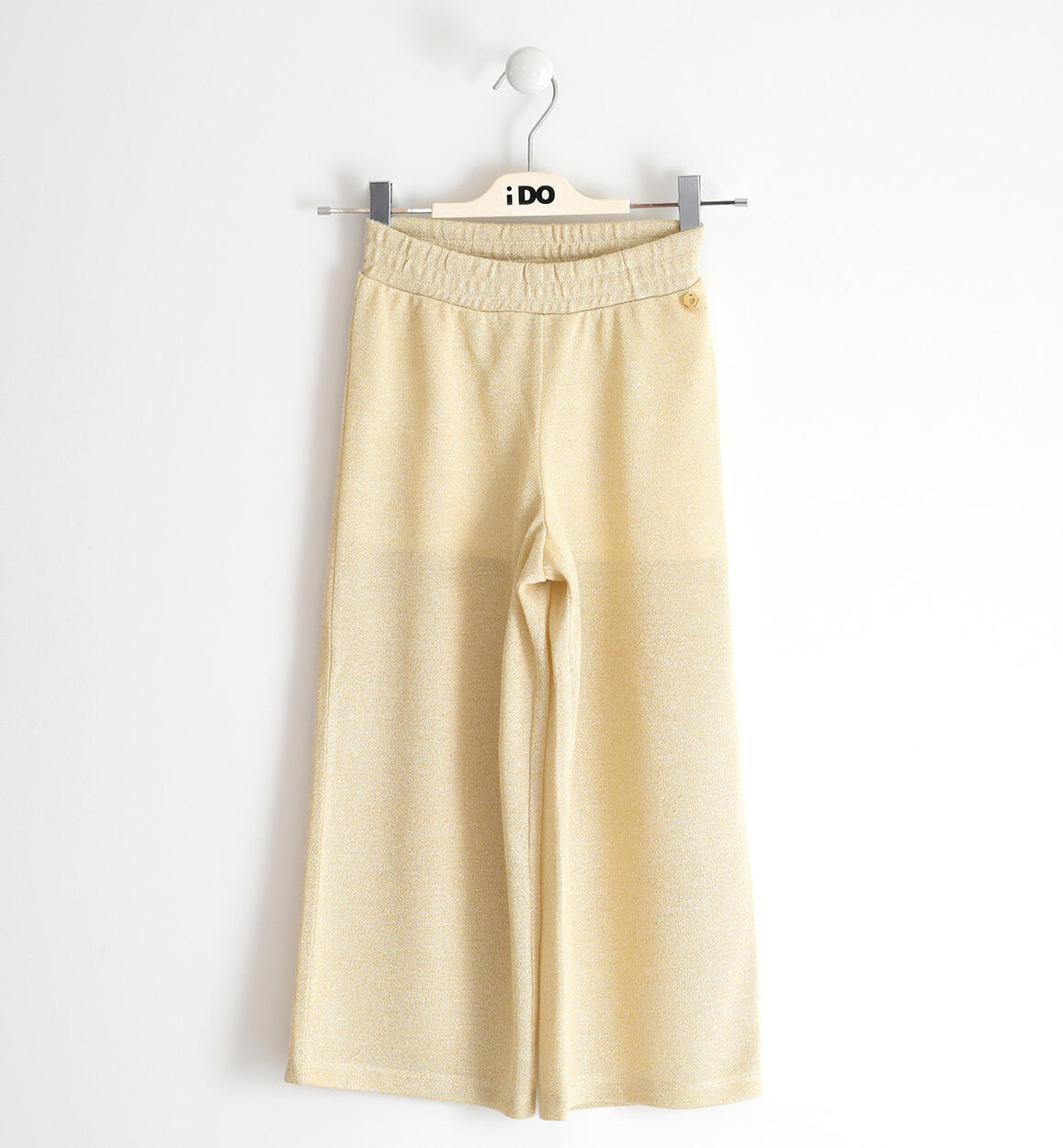 Pantalone bambina lurex GIALLO iDO