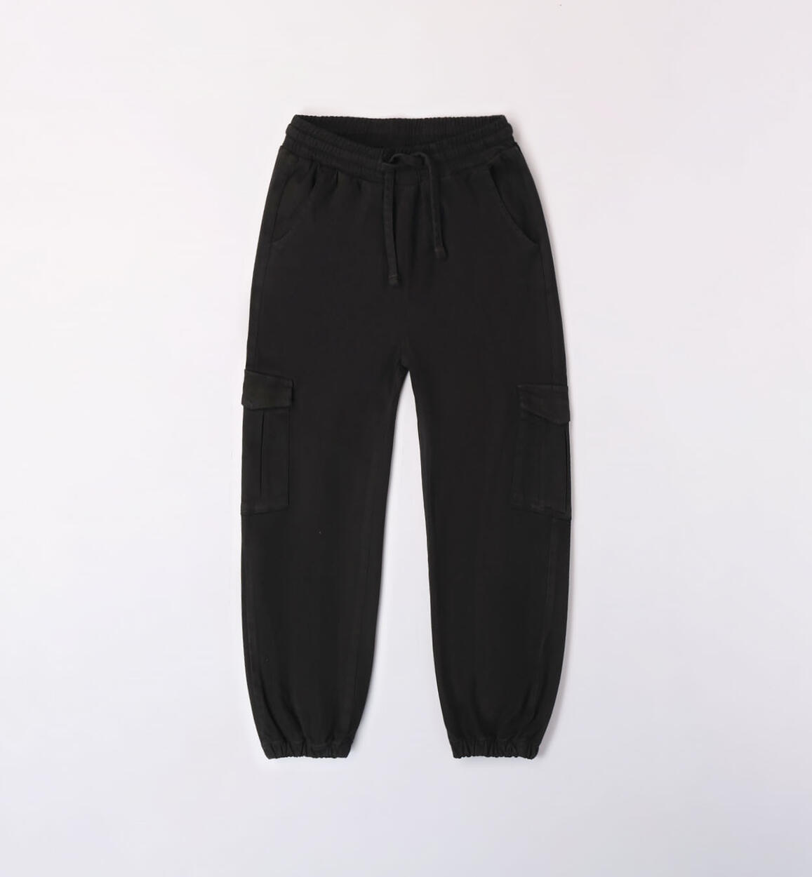 iDO cargo trousers for girls aged 8 to 16 years BLACK iDO